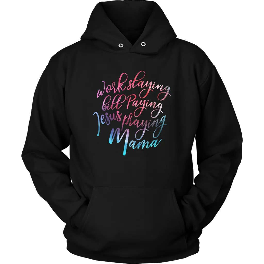 Jesus Praying Mama Hoodie Sweatshirt