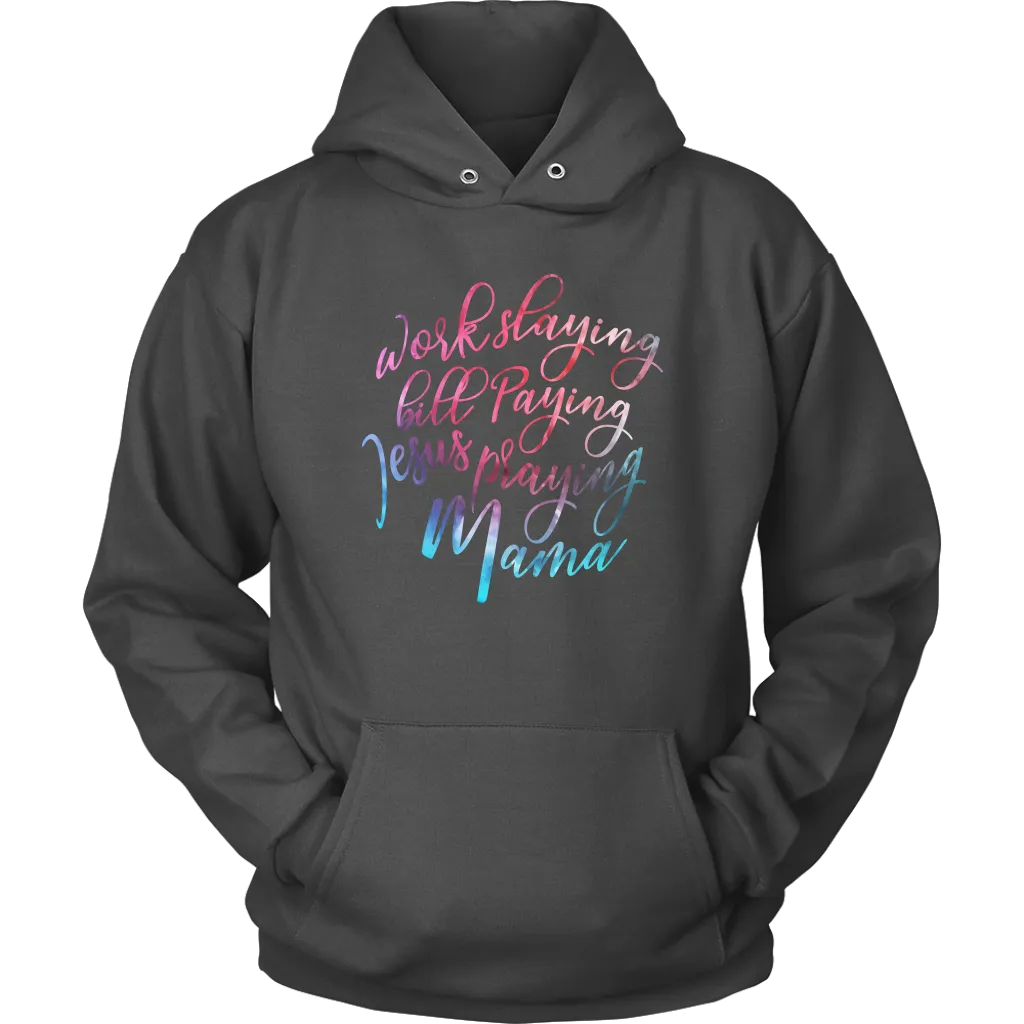 Jesus Praying Mama Hoodie Sweatshirt