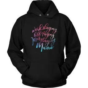 Jesus Praying Mama Hoodie Sweatshirt