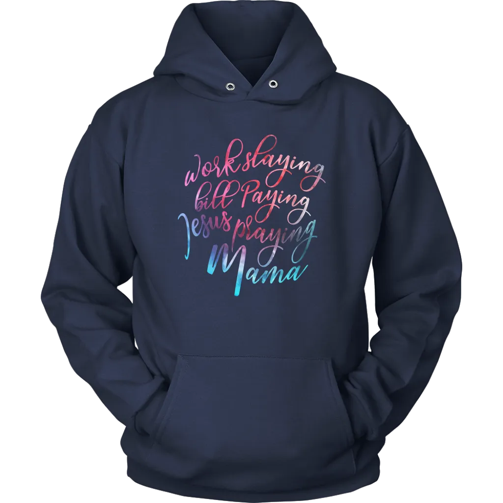 Jesus Praying Mama Hoodie Sweatshirt