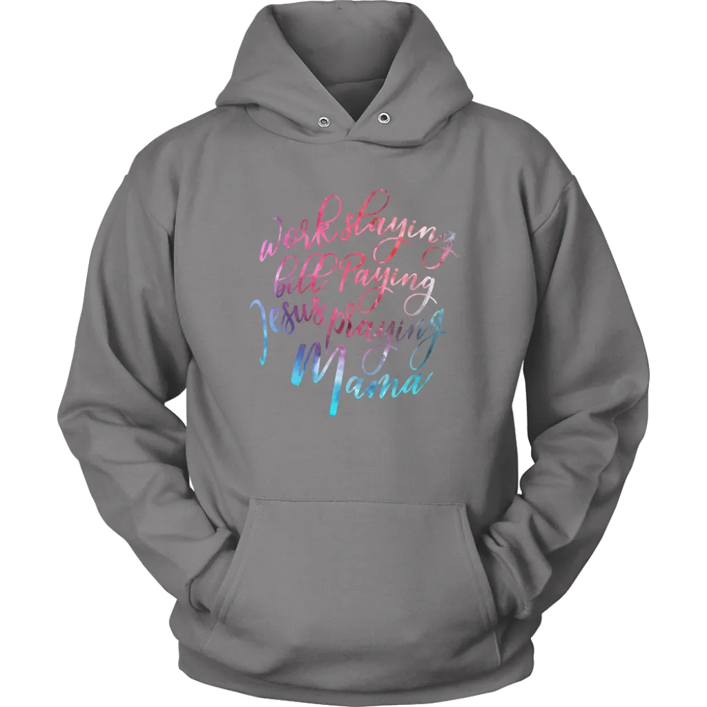 Jesus Praying Mama Hoodie Sweatshirt