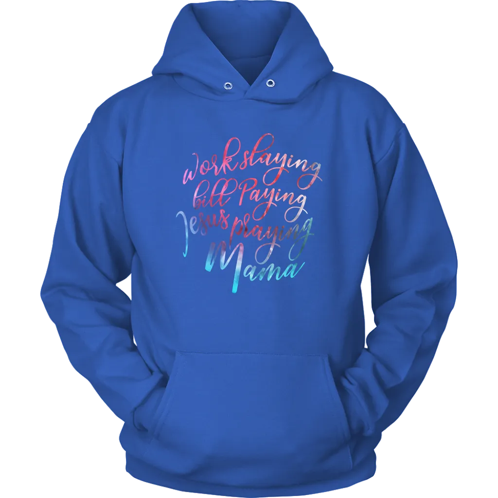 Jesus Praying Mama Hoodie Sweatshirt