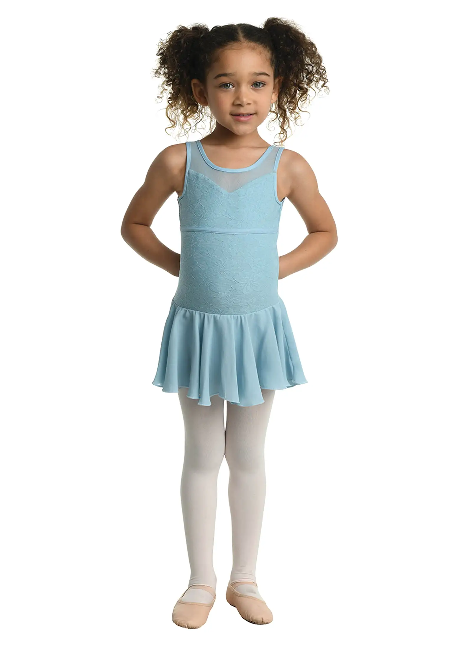 Kids Leanore Sweetheart Neck Dress