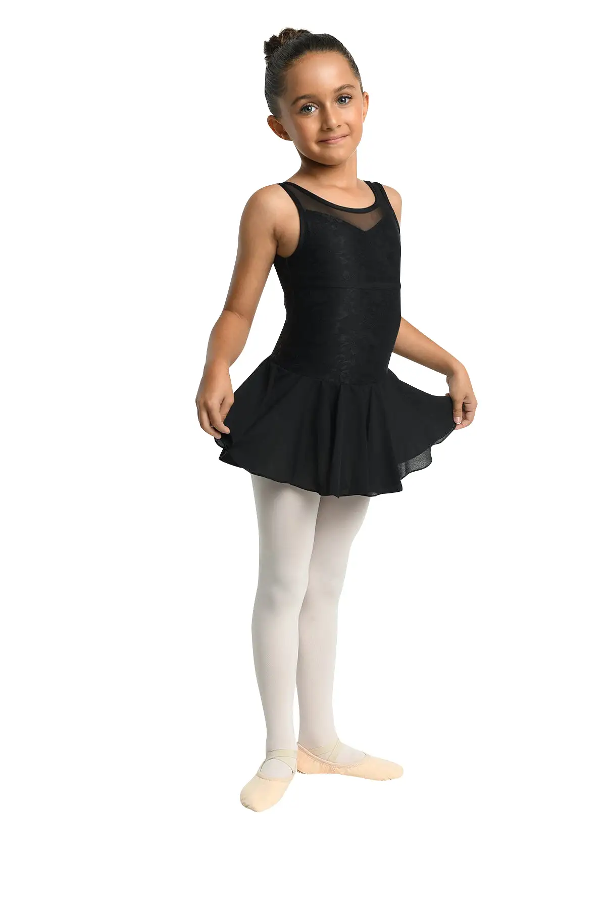 Kids Leanore Sweetheart Neck Dress