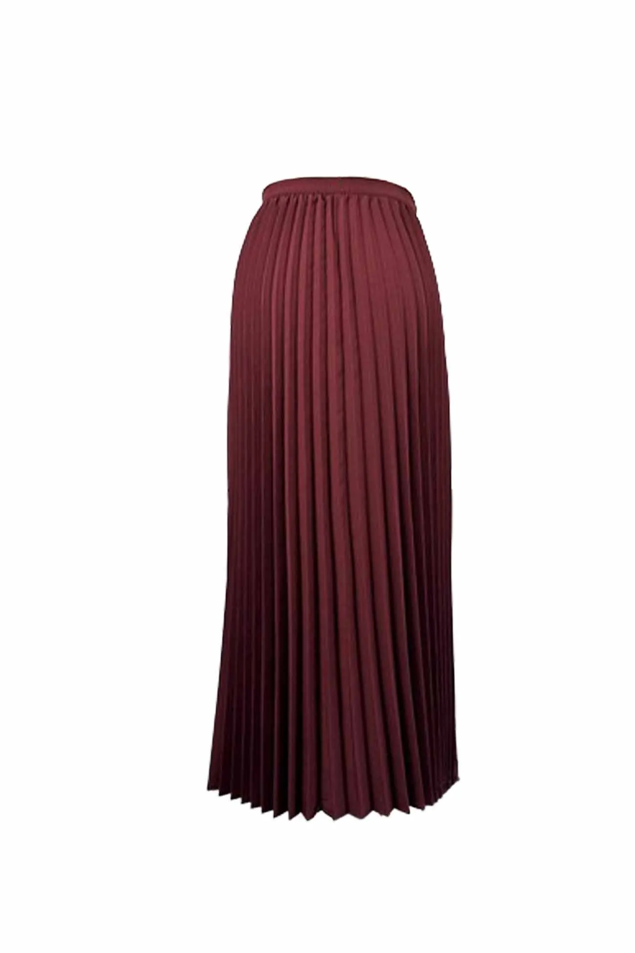 Lapel Vest Pleated Midi Skirt Set