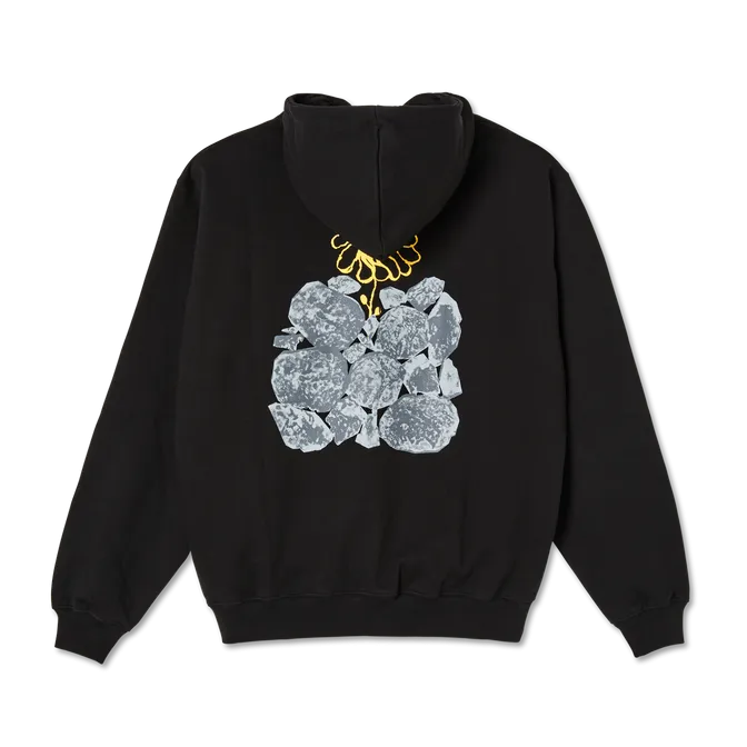 LAST RESORT AB FLOWER HOODIE - BLACK