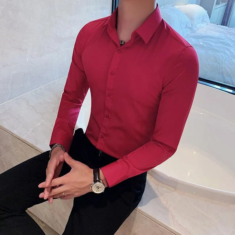 Long Sleeve Shirt Formal Wear