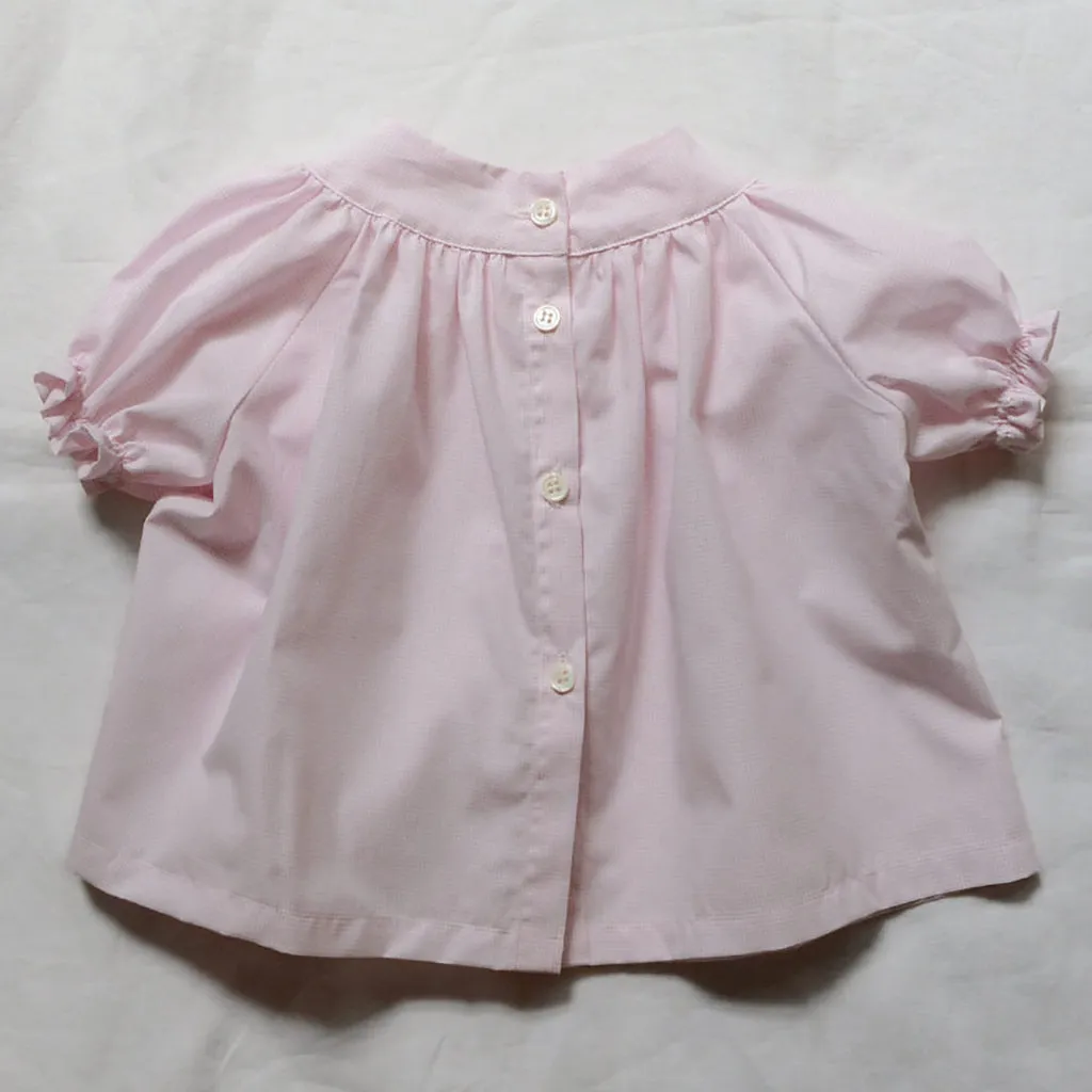 Makié Baby Alba Blouse Pink Gingham Checks