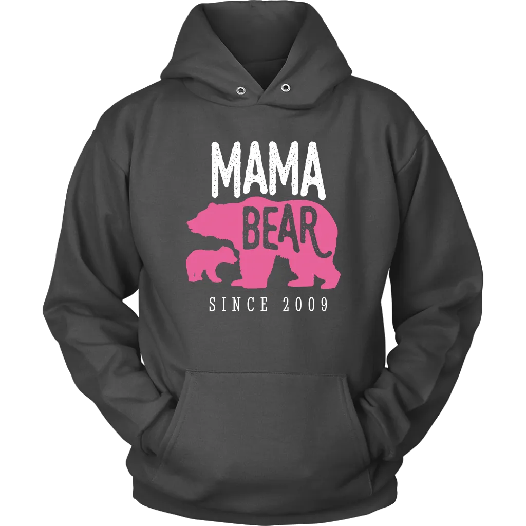 Mama Bear Since 2009 Hoodie Sweatshirt