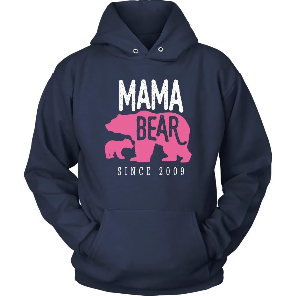 Mama Bear Since 2009 Hoodie Sweatshirt