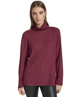 Marc New York Andrew Marc Sport Women's Brushed Waffle Turtleneck Tunic