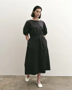 Mijeong Park Balloon Sleeve Midi Dress