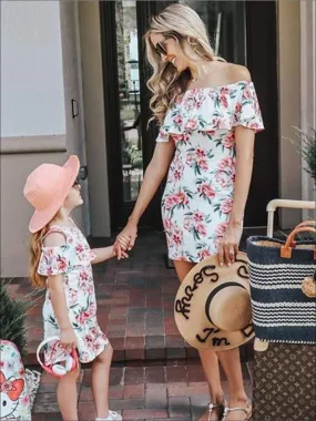 Mommy And Me Because We Can Floral Dress