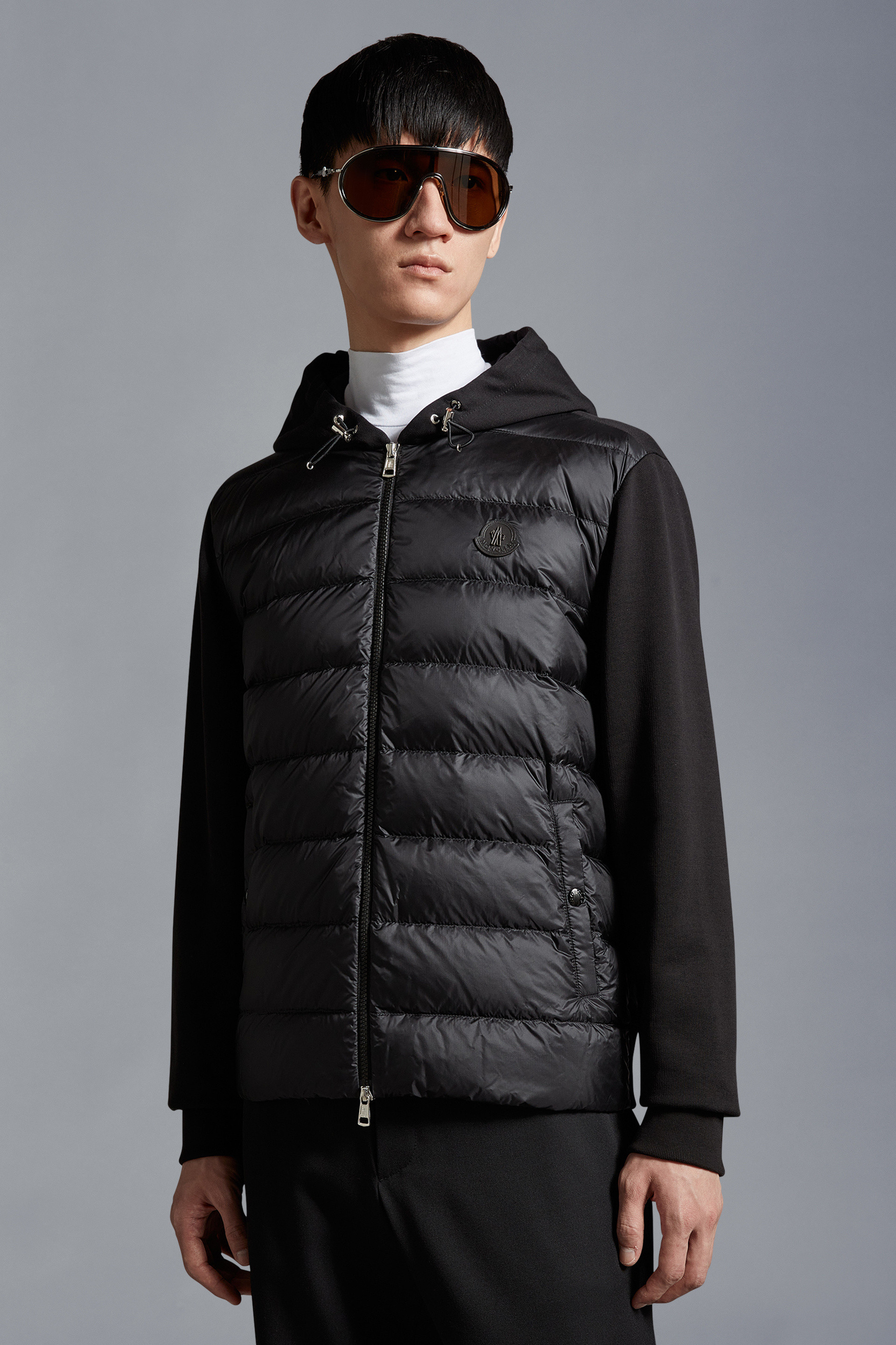 MONCLER  |Padded Fleece Zip-Up Sweatshirt