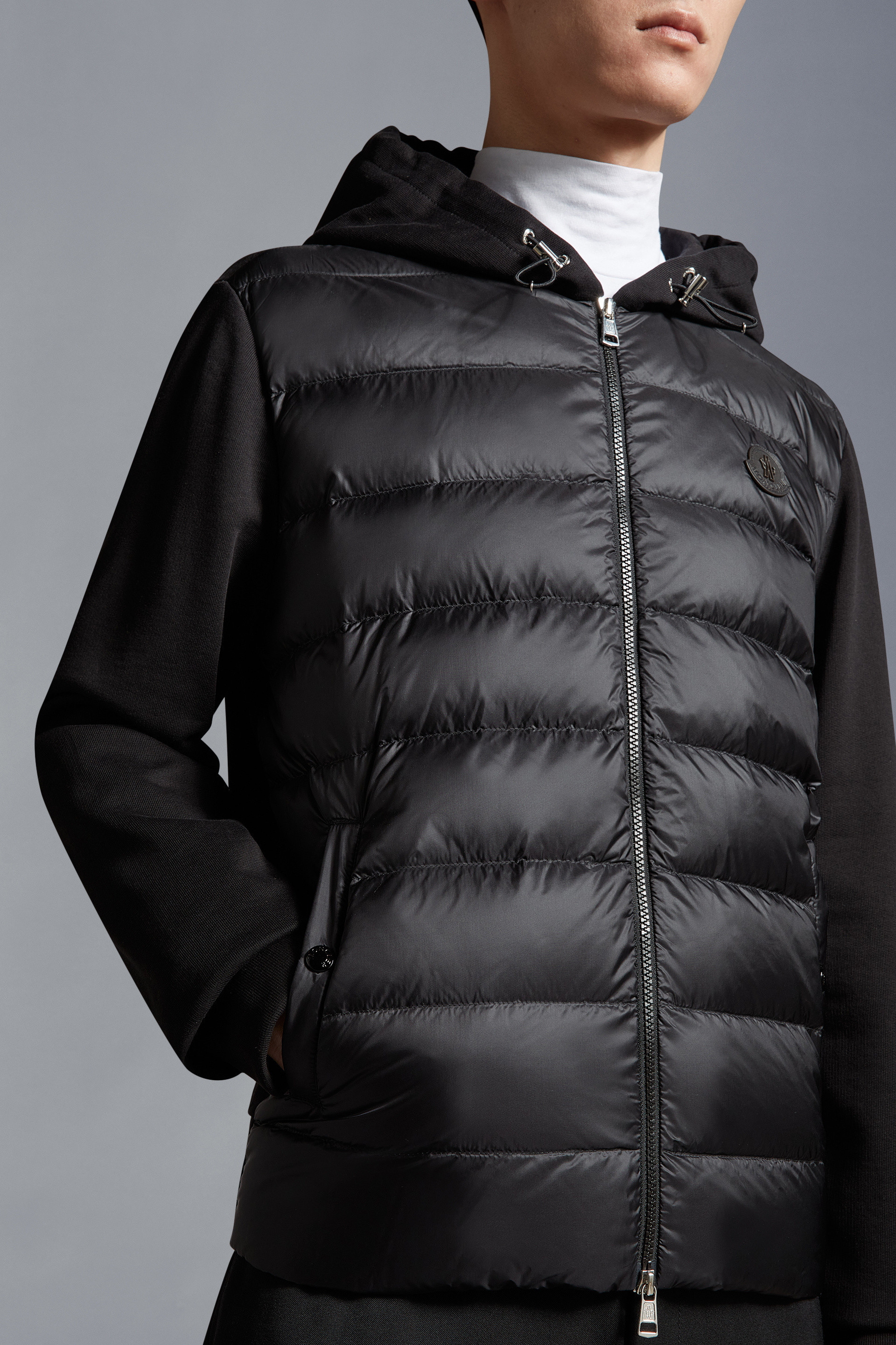 MONCLER  |Padded Fleece Zip-Up Sweatshirt