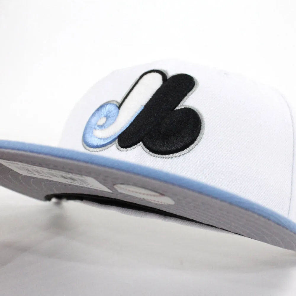 Montreal Expos New Era Fitted 59Fifty hat (Air Jordan 9 Retro GS UNC Gray Under Brim)