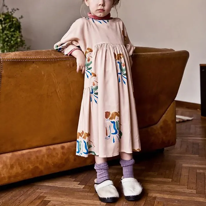 Morley Child Maude Dress Cactusflower Pink