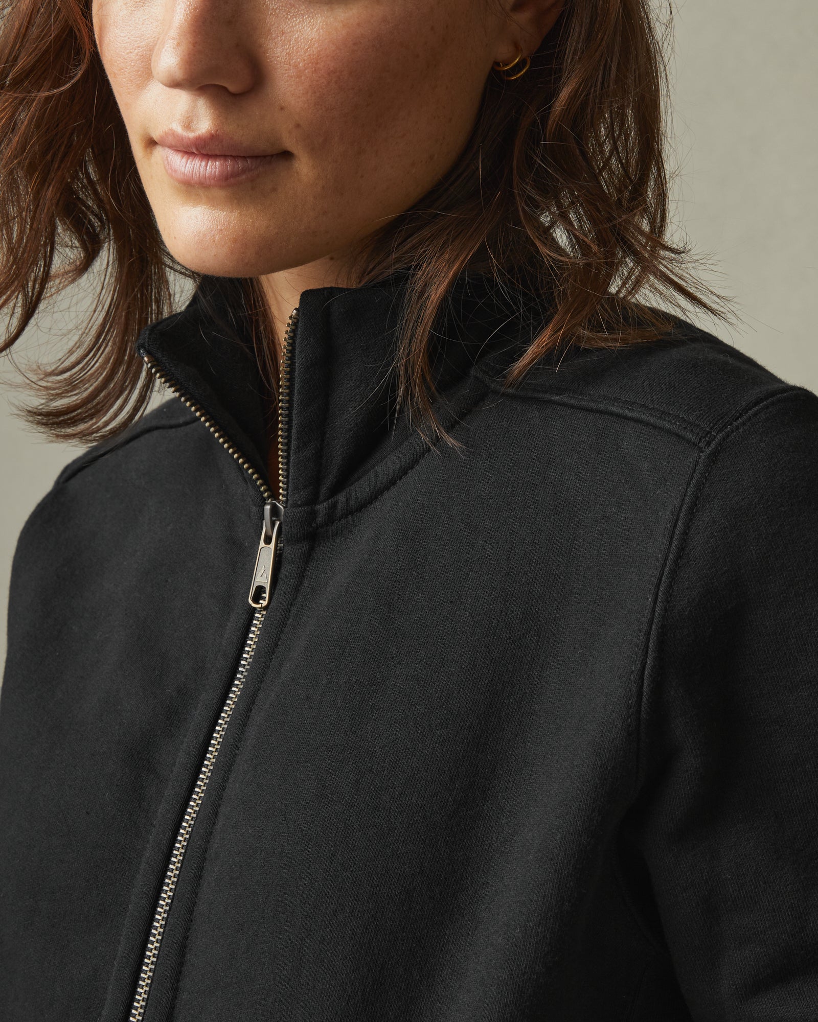 Moto Full Zip - Black