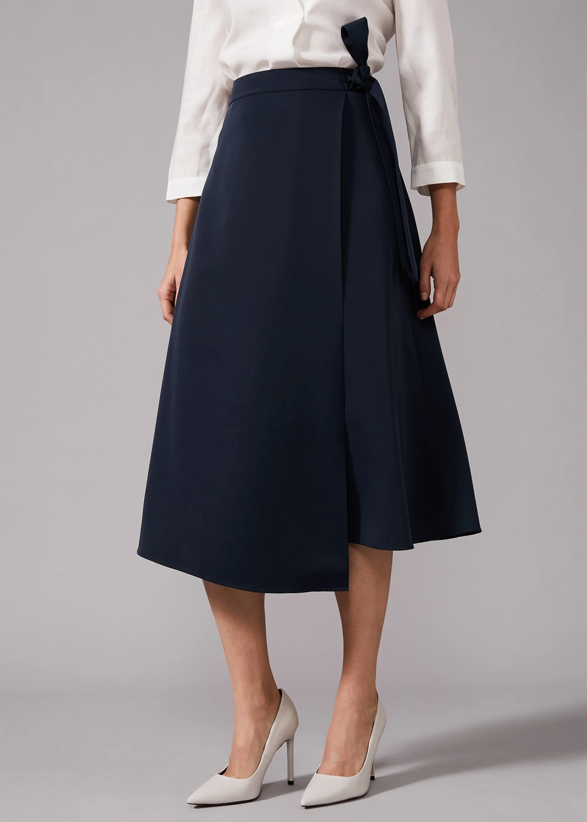 Naseem Wrap Midi Skirt