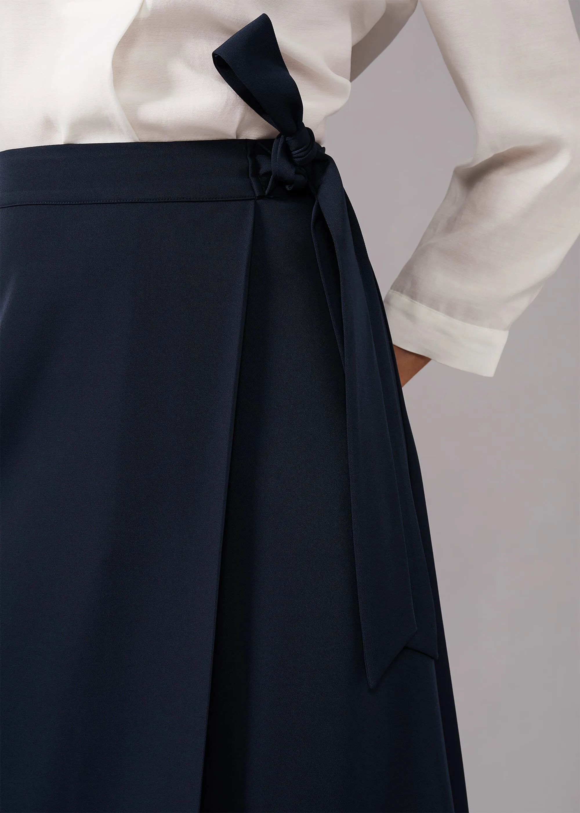 Naseem Wrap Midi Skirt