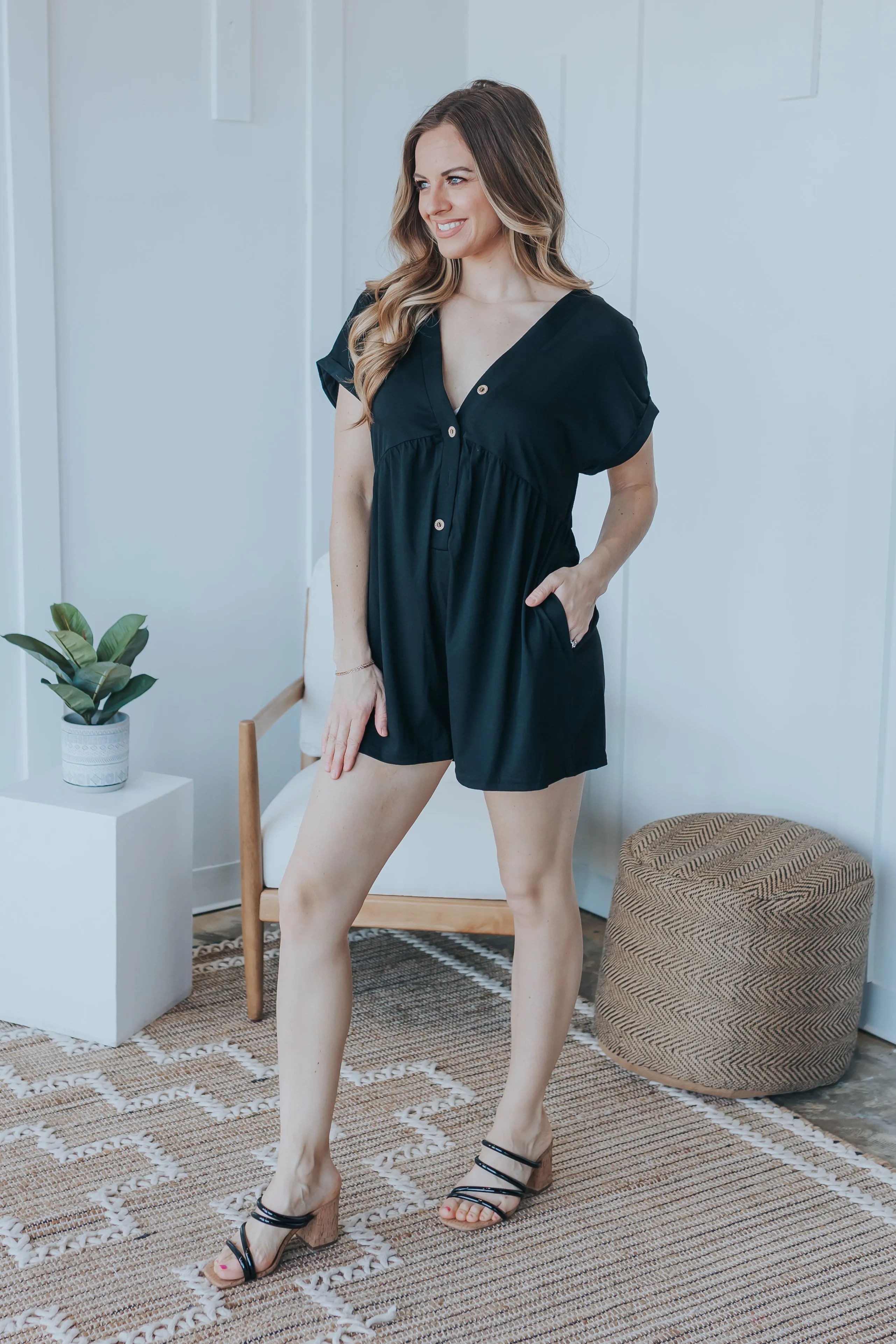 Nelly Button Romper