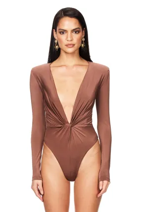 Nookie Legacy Bodysuit - Cognac