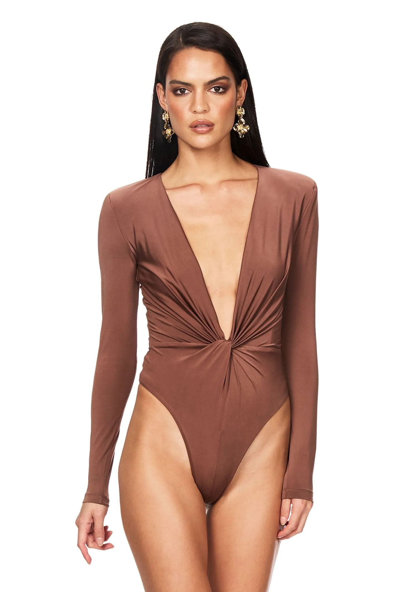 Nookie Legacy Bodysuit - Cognac