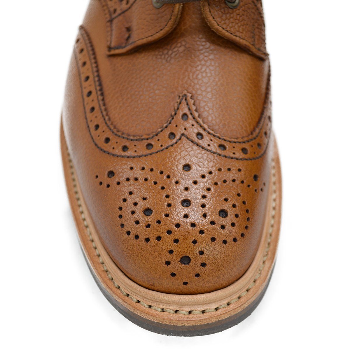 NPS HEATH Brogue Boots -Acorn Grain with Itshide Sole