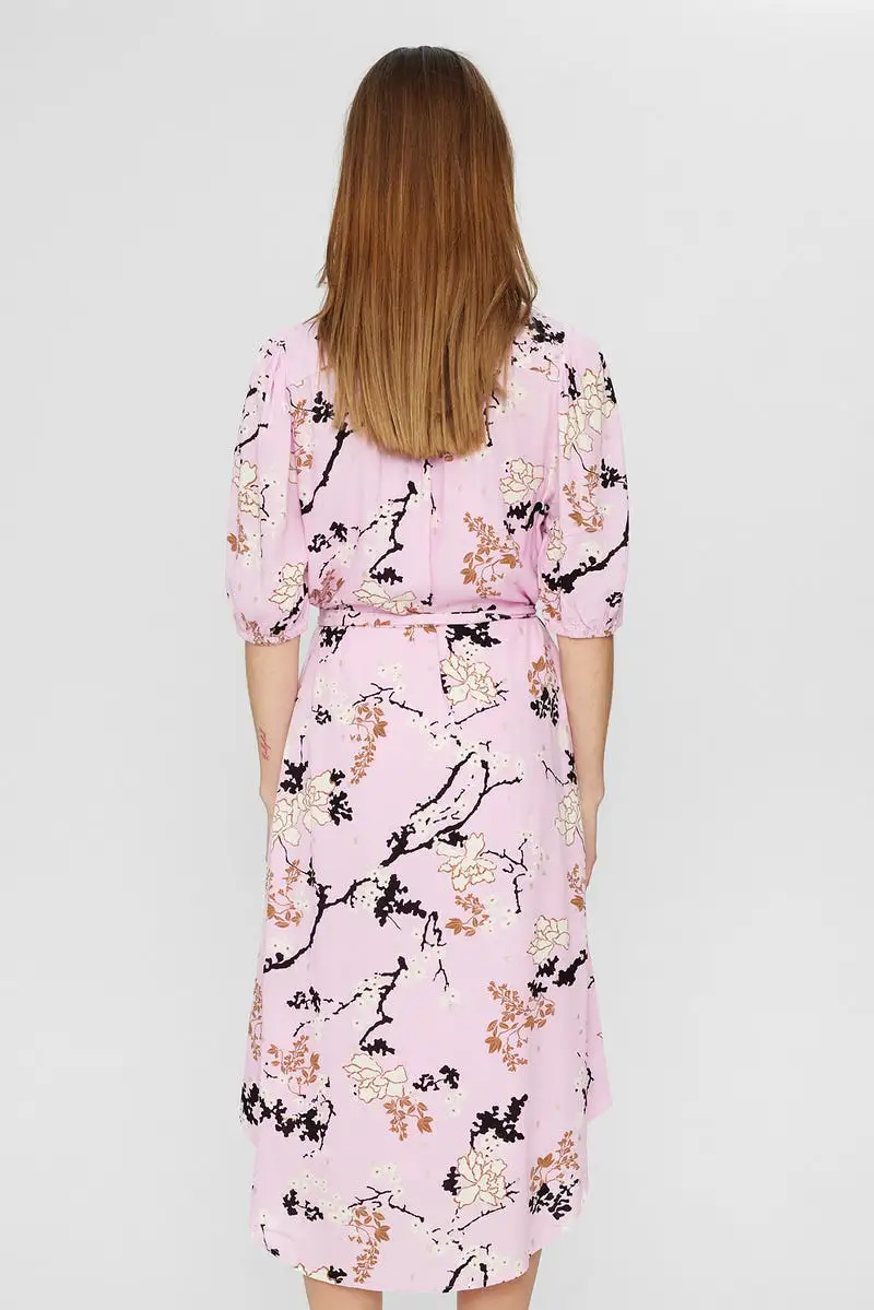 Numph Nucataline Roseate Spoonbill Shirt Dress