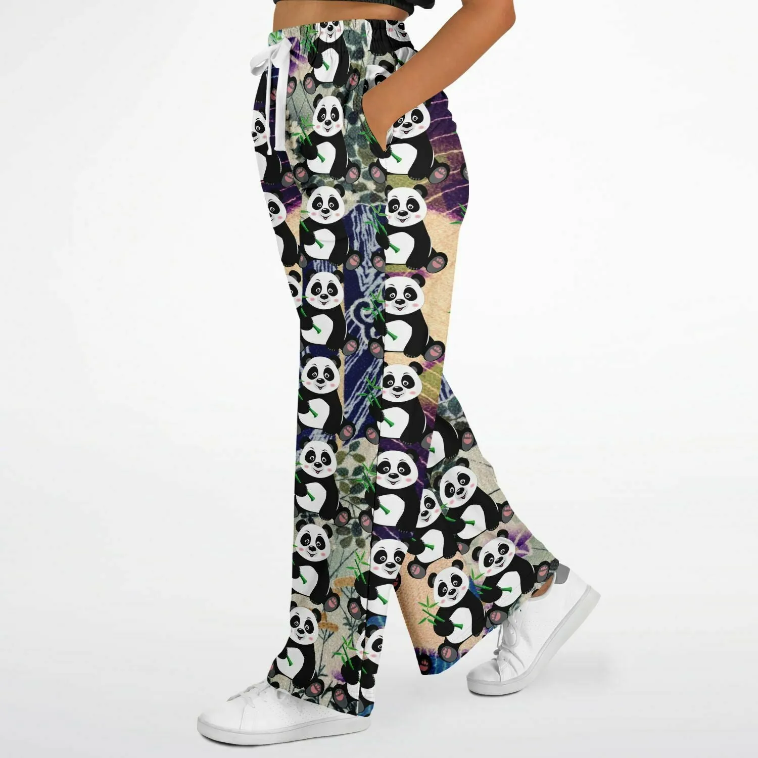 Panda Surprise LTD Eco-Poly Stretchy Phat Bellbottoms