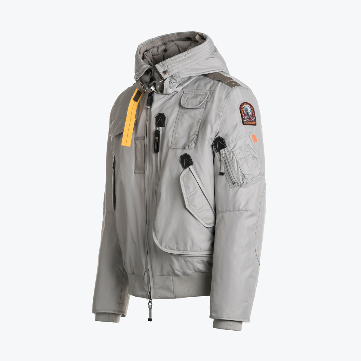 Parajumpers - Gobi Base Hooded Bomber Jacket in Paloma Grey