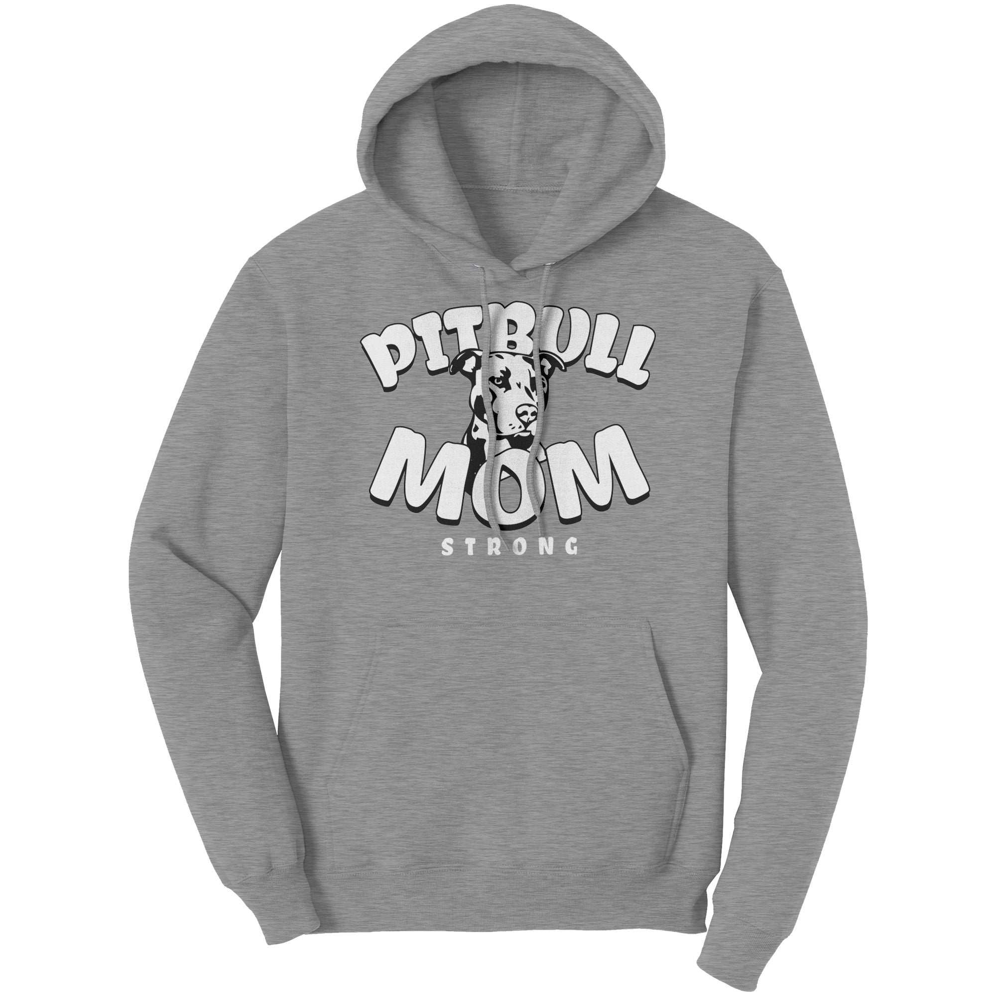 Pitbull Mom Strong Hoodie Sweatshirt