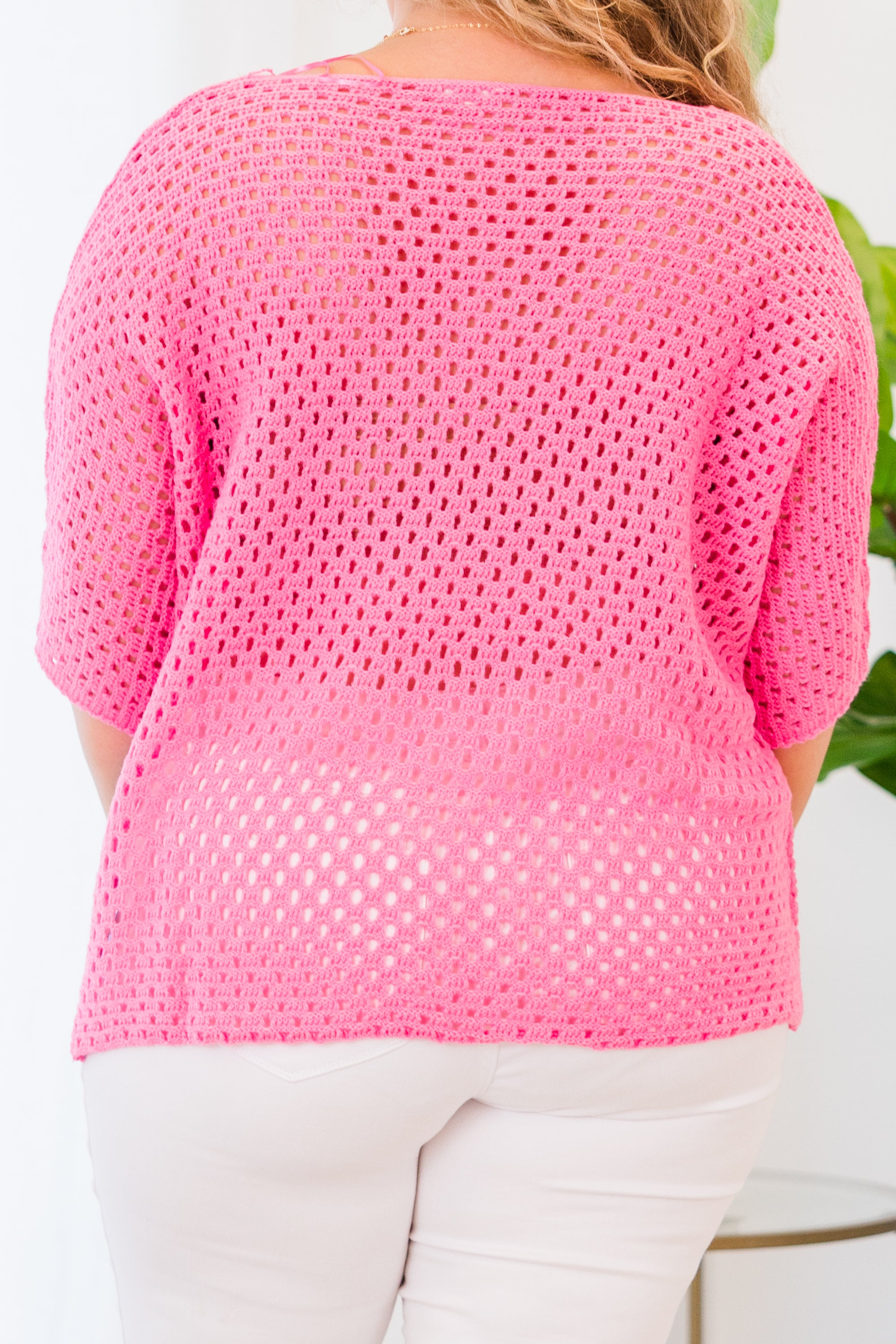 Playful Tonal Sweater, Pink Multi