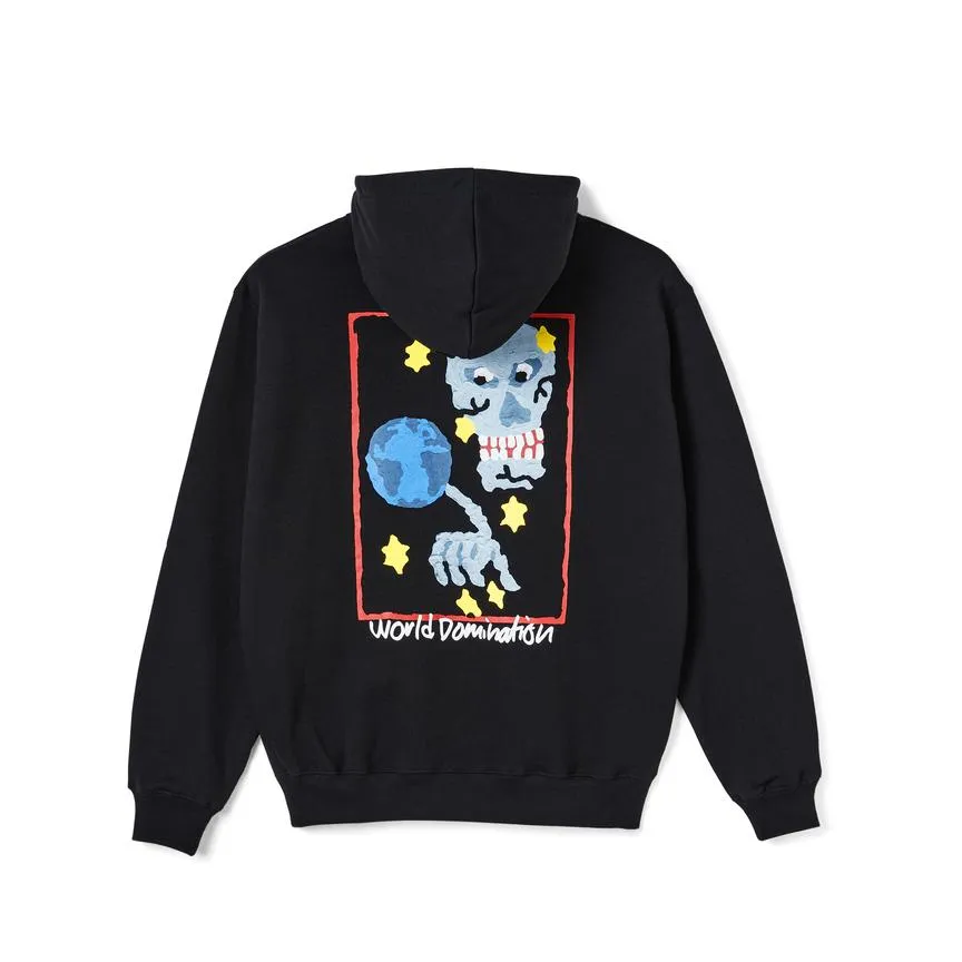 POLAR WORLD DOMINATION HOODIE - BLACK