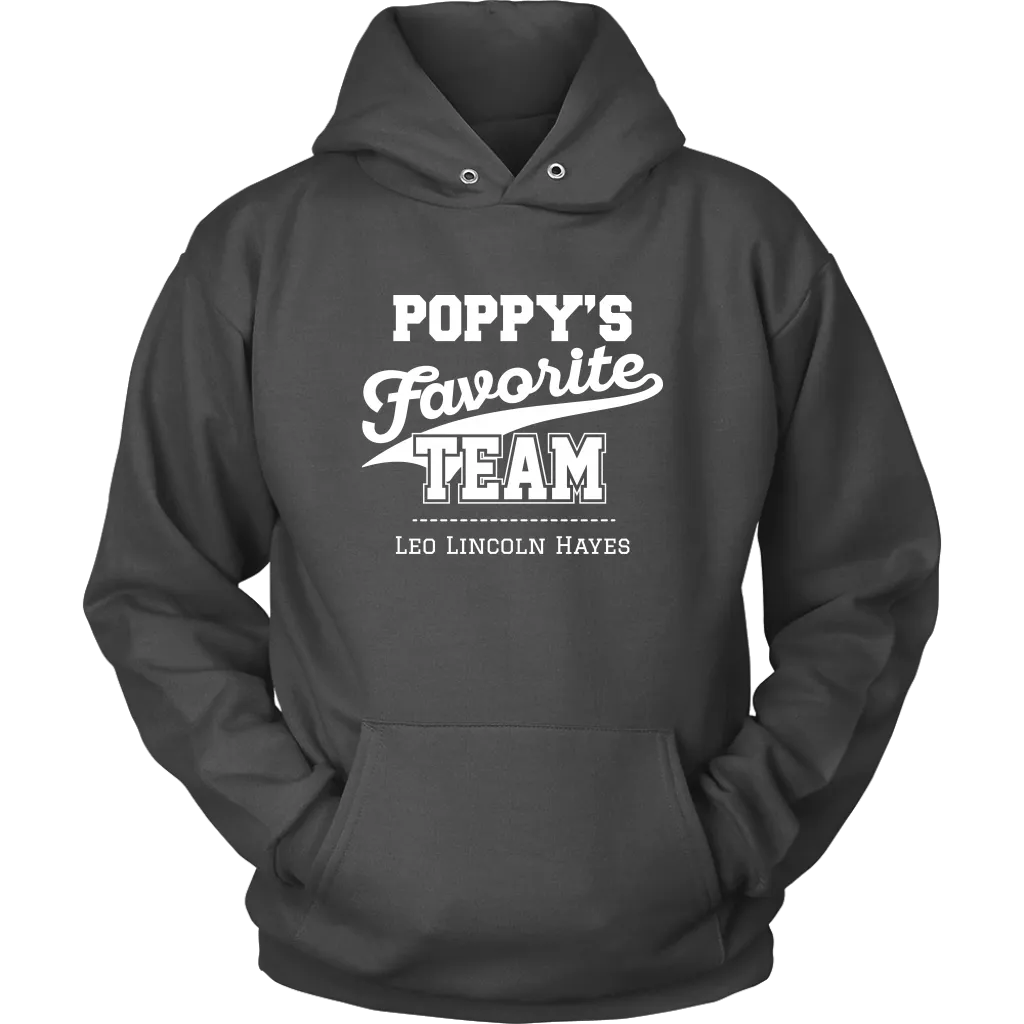 Poppy's Favorite Team Personalized Hoodie