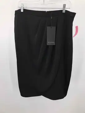 Pre-Owned St John Black Size 14 Midi Skirt