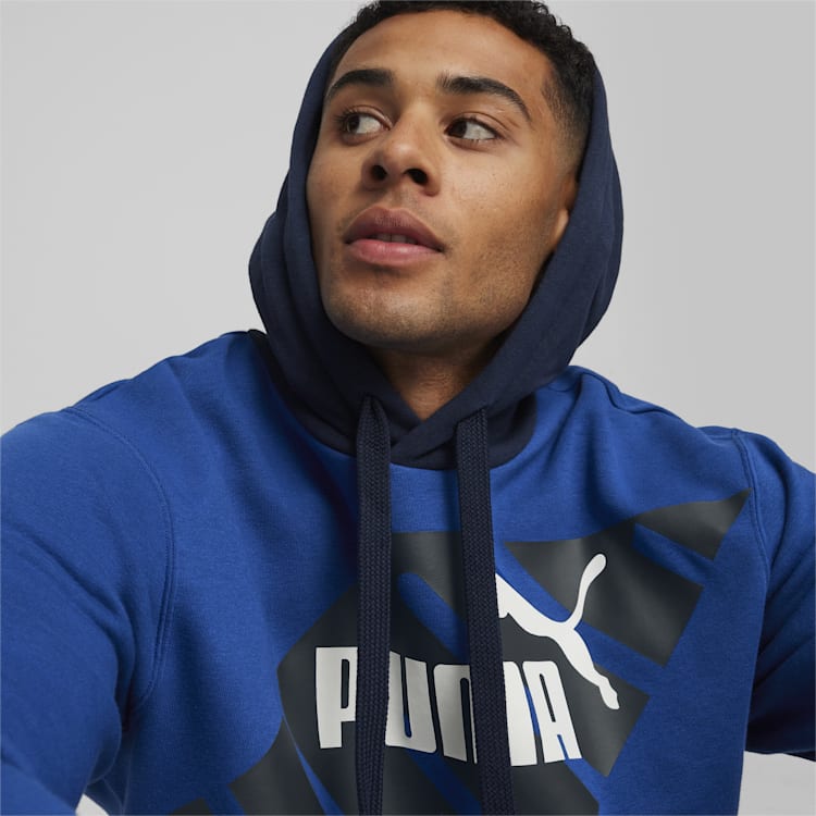 PUMA MEN'S POWER BLUE HOODIE