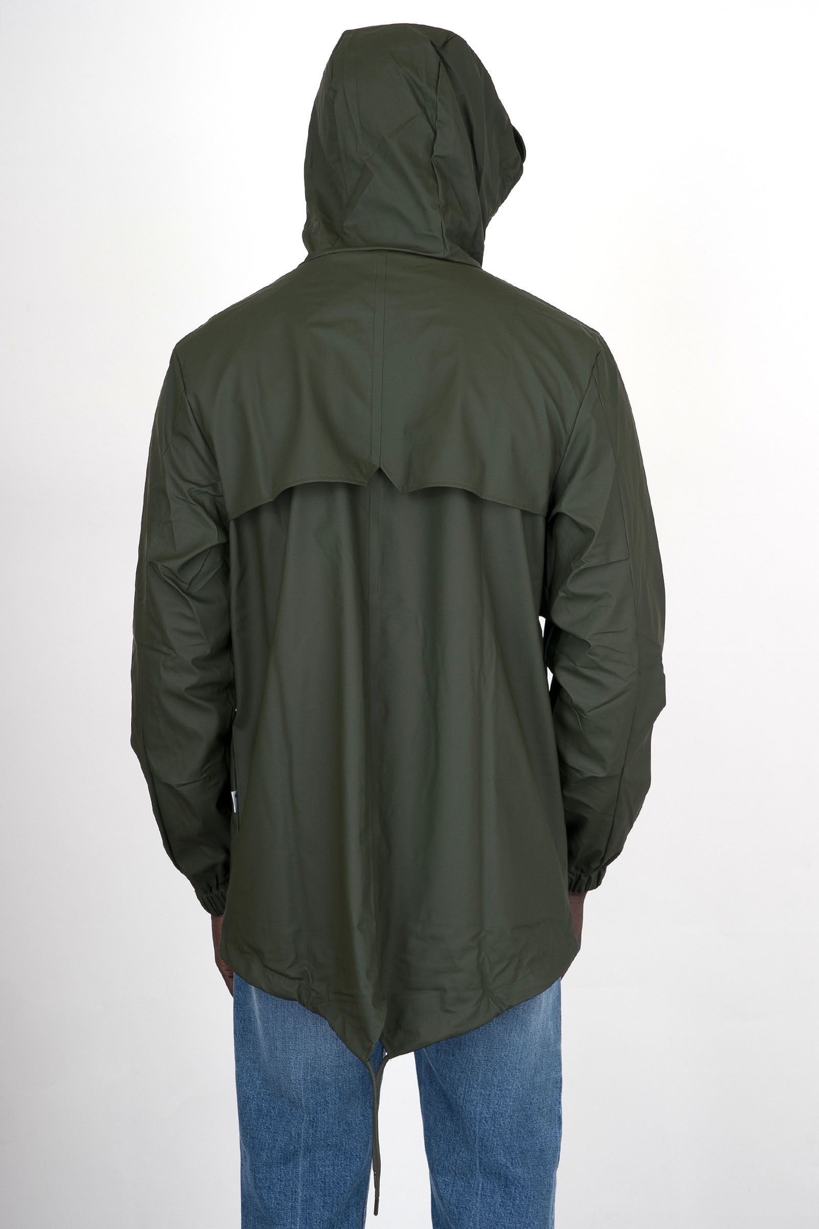 Rains Fishtail Jacket Verde Scuro Uomo