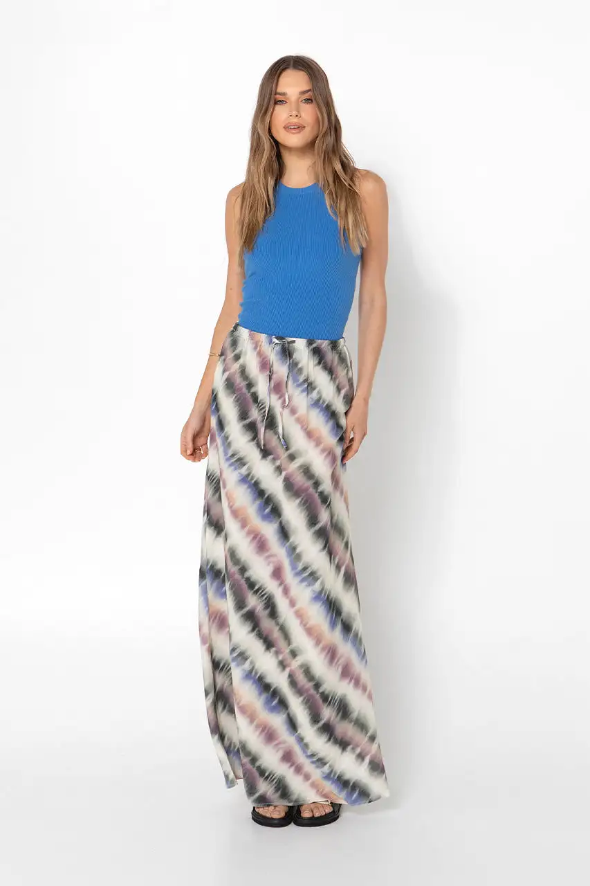 Roxanne Midi Skirt | Tie Dye