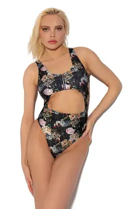 Shark Polewear Lolita Bodysuit - Fiori