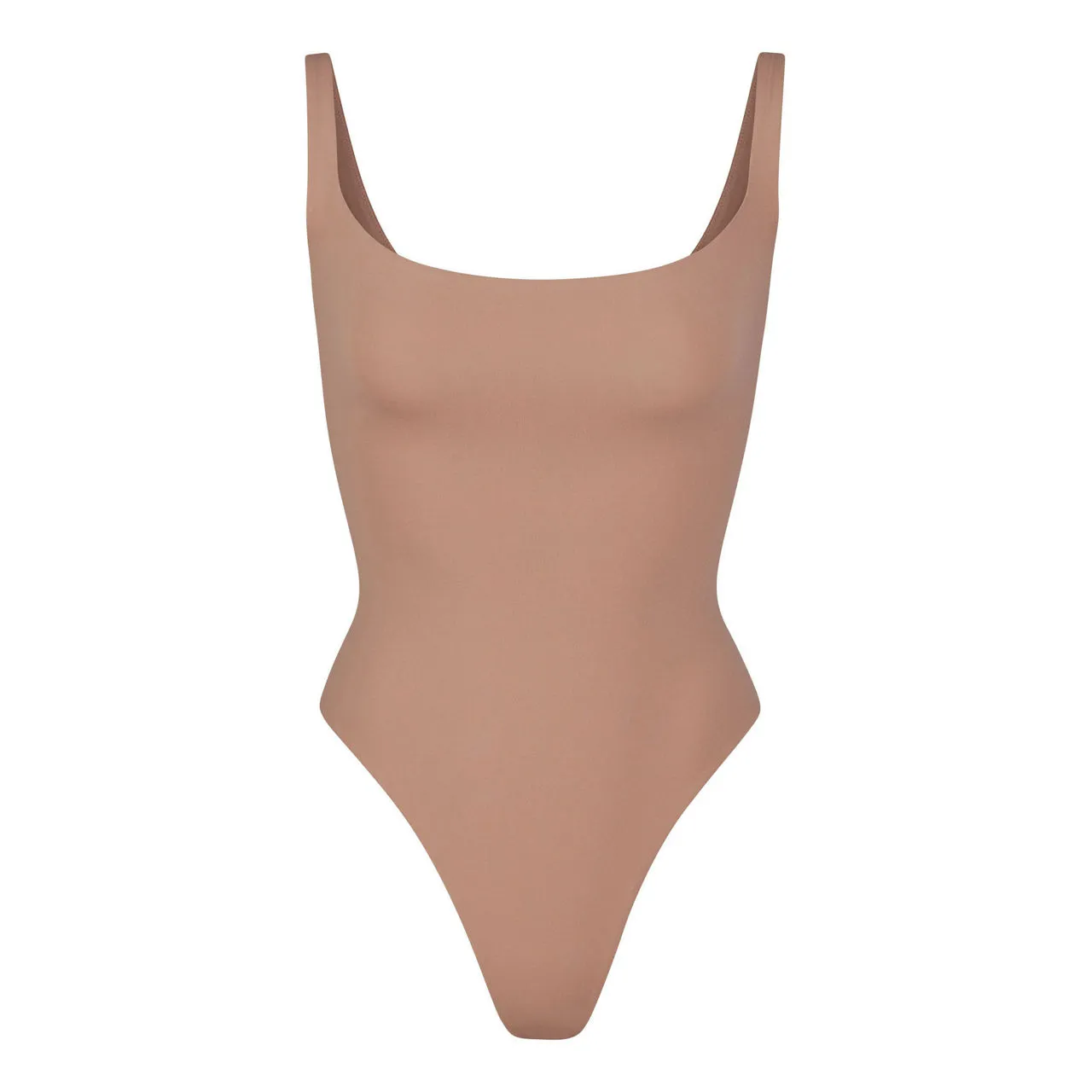 SKIMS FITS EVERYBODY Square Neck Bodysuit Sienna - Brown