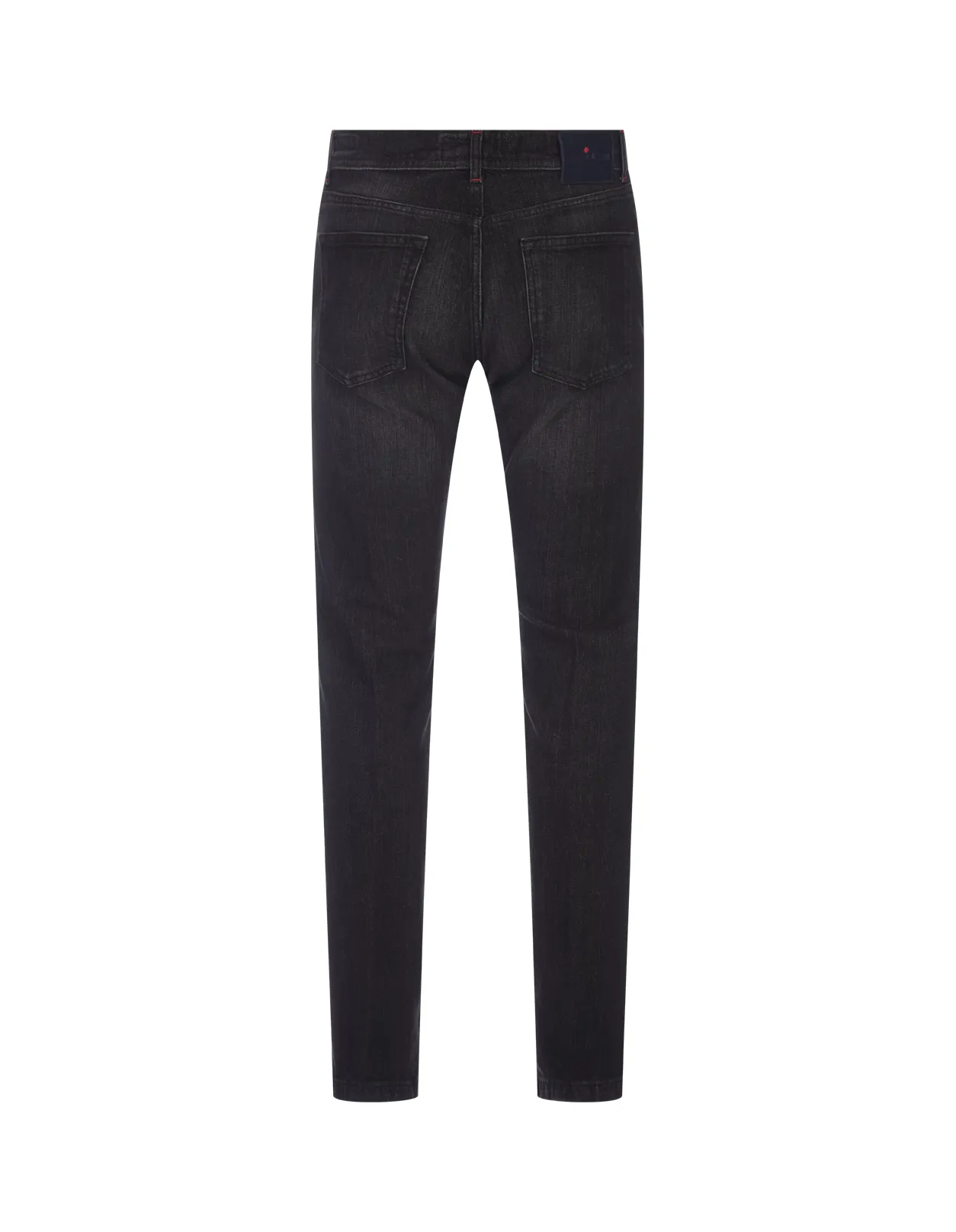 Slim Fit Jeans In Black Stretch Denim