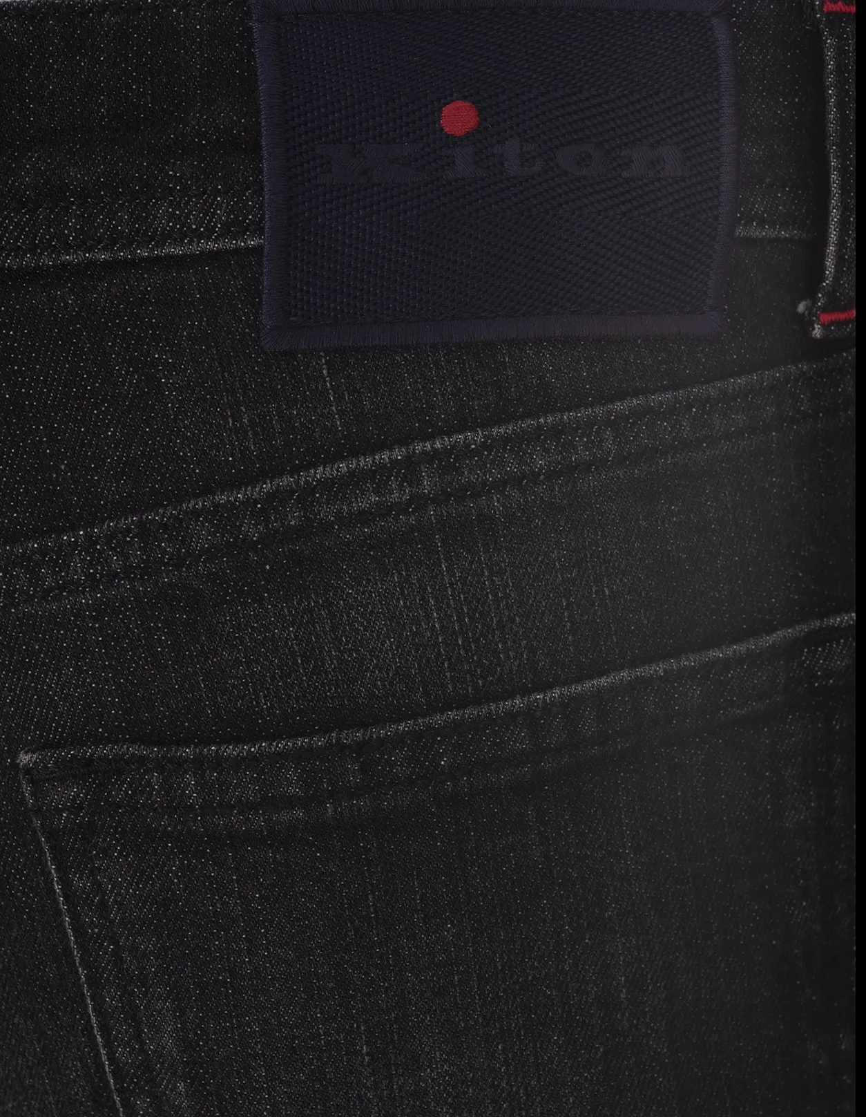 Slim Fit Jeans In Black Stretch Denim