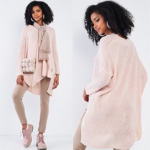 SOFIA Soft Pink Oversized Sweater