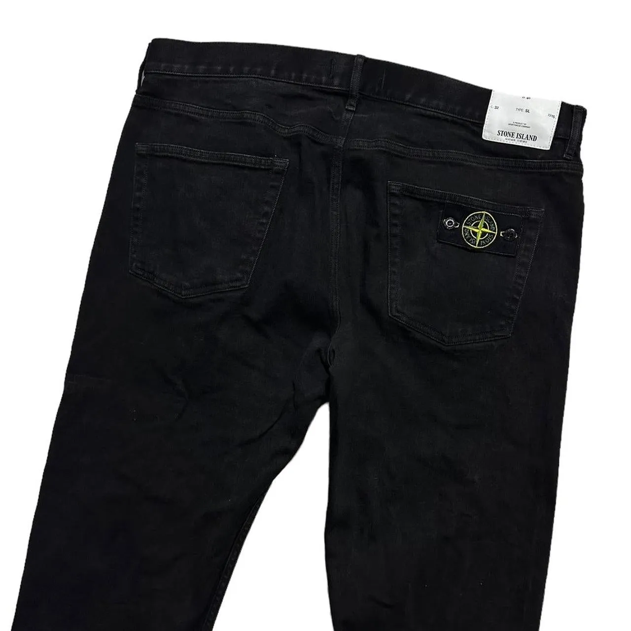 Stone Island Black Denim Jeans