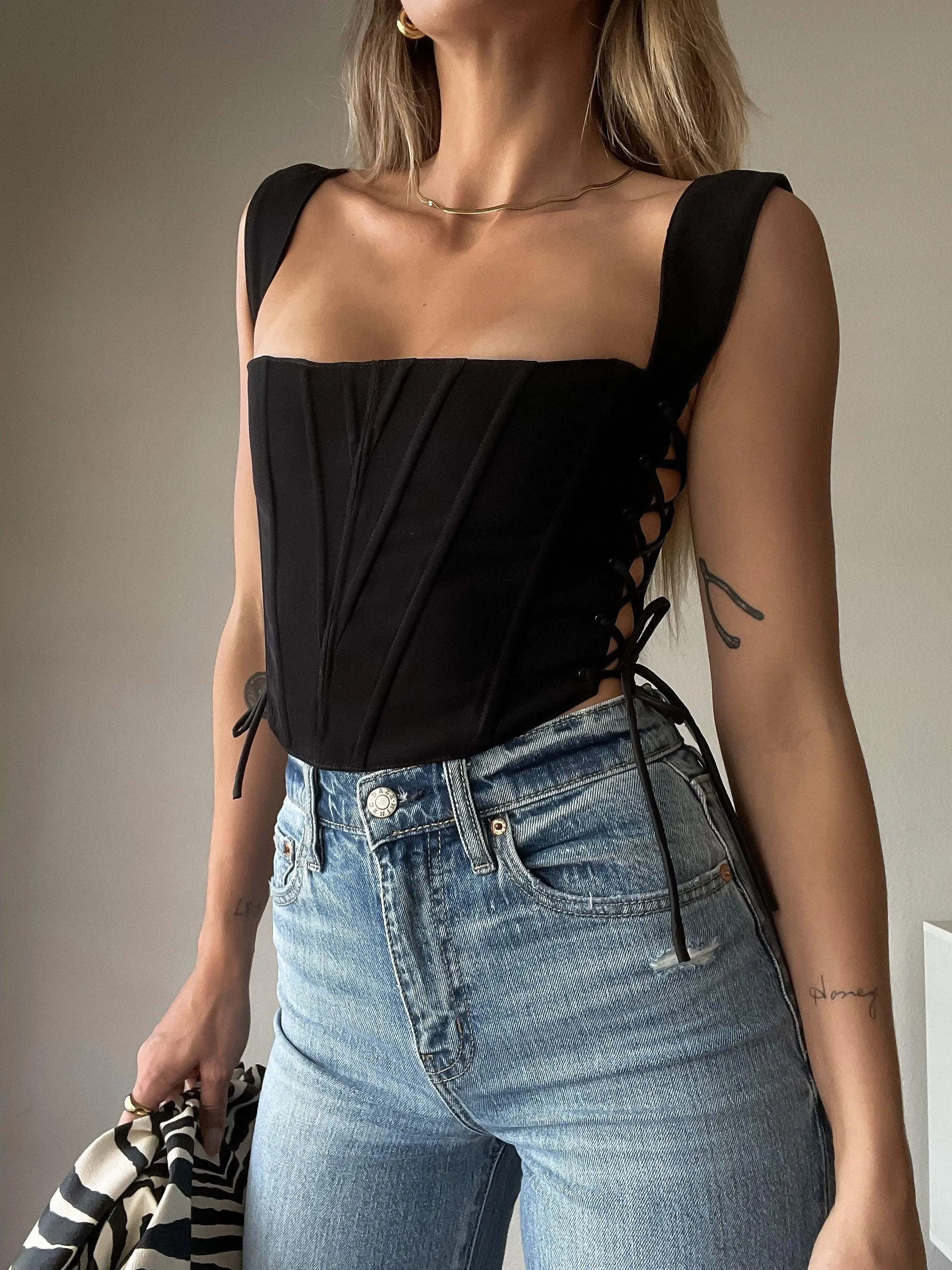 Strapped In Corset Top - FINAL SALE