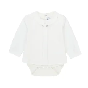 Tartine Et Chocolat White Ceremony Bodysuit For Baby