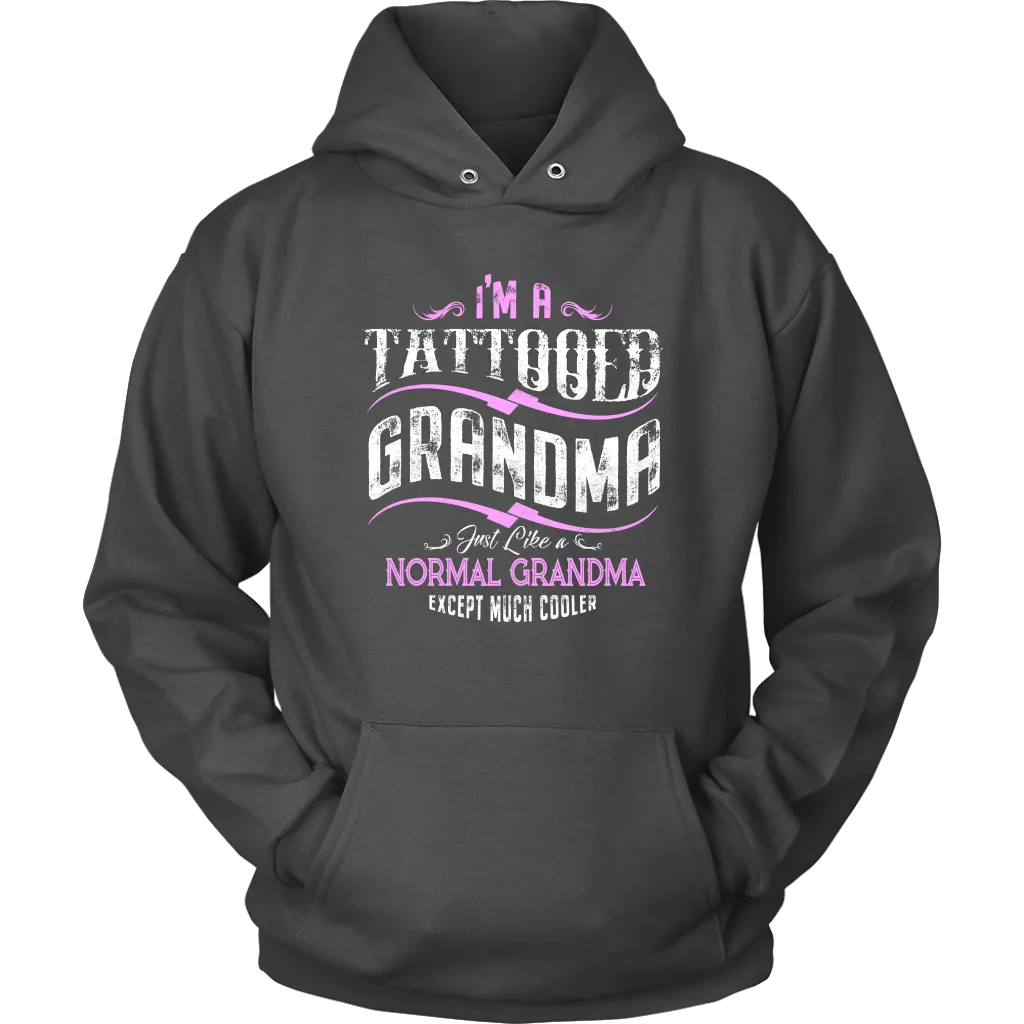 Tattooed Grandma Hoodie Sweatshirt