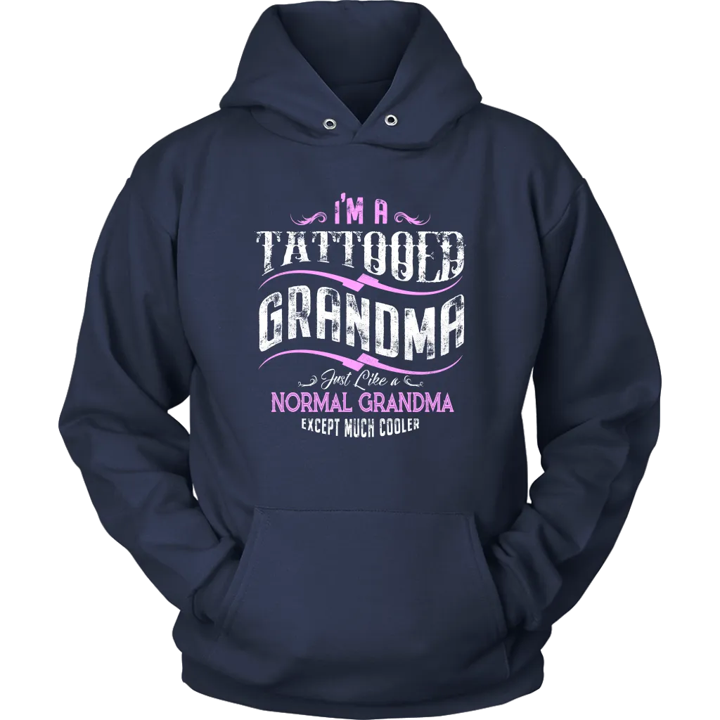 Tattooed Grandma Hoodie Sweatshirt