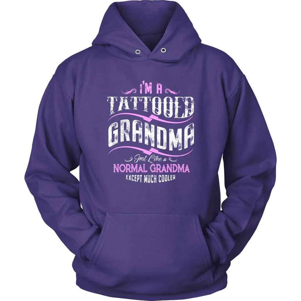 Tattooed Grandma Hoodie Sweatshirt